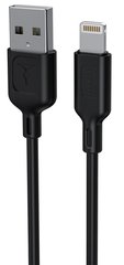 Кабель T-PHOX Fast USB - Lightning 1.2 м Black (T-L829 Black)