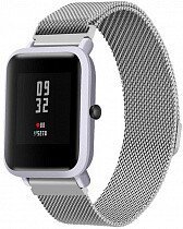 Ремешок UWatch Milanese Magnetic Strap For Amazfit Bip SIlver