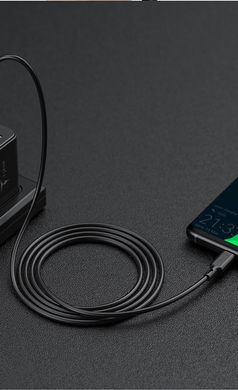 Кабель T-PHOX Fast USB - Lightning 1.2 м Black (T-L829 Black)