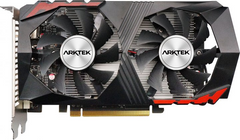 Видеокарта Arktek PCI-Ex GeForce GTX 1050 Ti Dual Fan 4GB GDDR5 (1280/7000) (DVI, HDMI, DisplayPort) (AKN1050TID5S4GH1)