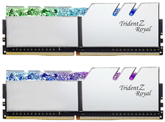 Оперативна пам'ять G.Skill 32 GB (2x16GB) DDR4 3200 MHz Trident Z Royal Silver (F4-3200C16D-32GTRS)