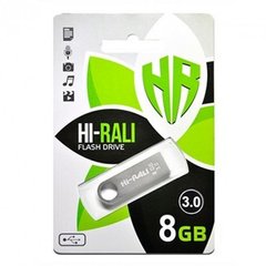 Флешка Hi-Rali USB3.0 8GB Hi-Rali Shuttle Series Silver (HI-8GB3SHSL)