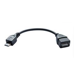 Кабель Grand-X USB A (F) - microUSB OTG Black (GXOTG)