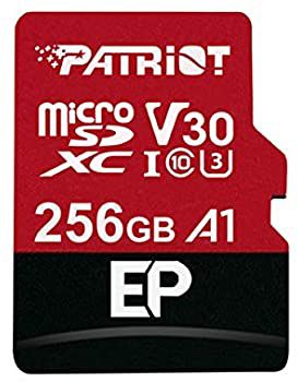Карта памяти Patriot microSDXC (UHS-1 U3) EP Series 256Gb class 10 V30 (adapter SD) (PEF256GEP31MCX)