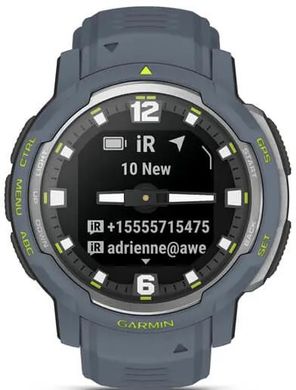 Смарт-часы Garmin Instinct Crossover Blue Granite (010-02730-04)
