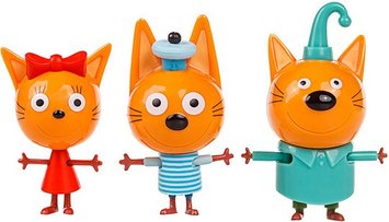 Игровой набор Три кота из трех фигурок (Коржик+Карамелька+Компот) (T17171)