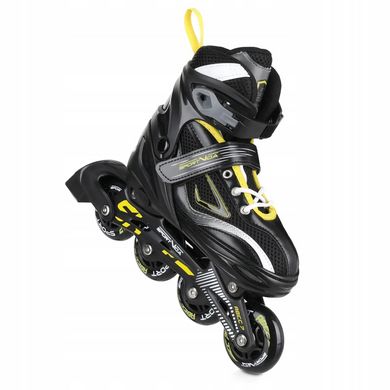 Роликовые коньки SportVida 4 в 1 SV-LG0067 Black/Yellow размер 31-34