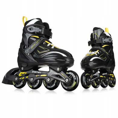 Роликові ковзани SportVida 4 в 1 SV-LG0067 Black/Yellow розмір 31-34