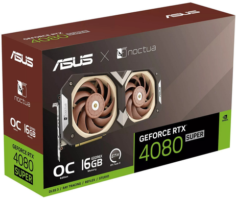 Видеокарта Asus GeForce RTX 4080 Super Noctua OC 16384MB (RTX4080S-O16G-NOCTUA)