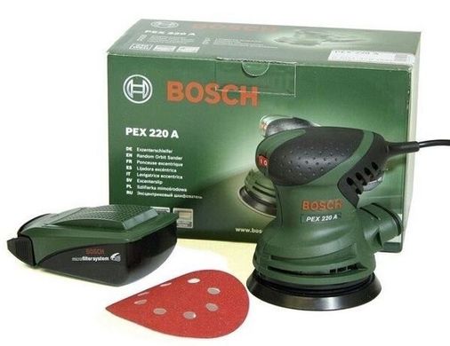 Шлифмашина эксцентриковая Bosch PEX 220 A (0.603.378.020)