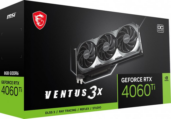 Відеокарта MSI GeForce RTX 4060 Ti VENTUS 3X 8G OC