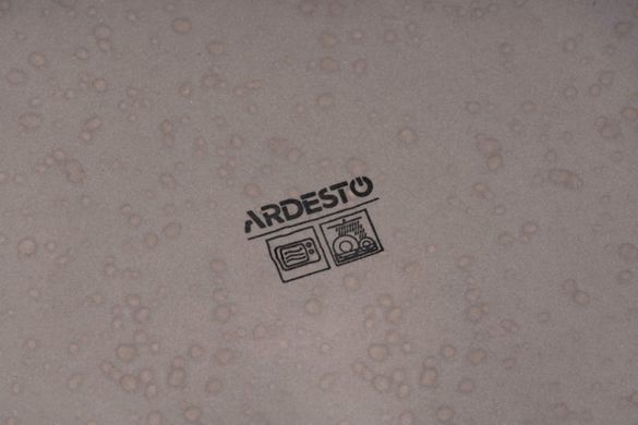 Тарілка обідня Ardesto Trento, 26.5 см, сіра (AR2926TG)