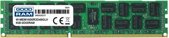 Оперативна пам'ять Goodram DDR3 8GB/1600 ECC Reg (W-MEM1600R3D48GLV)