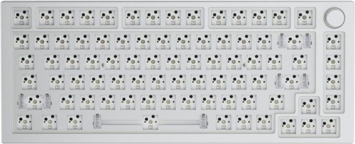 Клавиатура Glorious GMMK PRO 75% Barebone White (GLO-GMMK-P75-RGB-W)