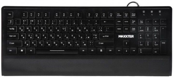 Клавіатура Maxxter KB-301-UL USB Black