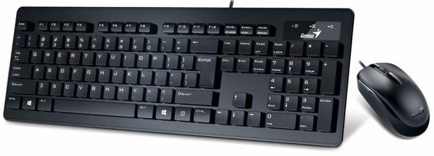 Комплект (клавіатура, мишка) Genius SlimStar C130 USB Ukr (31330208112)