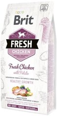 Сухий корм для цуценят Brit Fresh Chicken with Potato Puppy Healthy Growth 2,5 кг (курка)