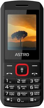 Мобильный телефон ASTRO A170 Black/Red