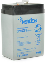 Акумуляторна батарея Merlion 6V 6AH (GP660F1)
