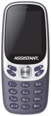 Мобільний телефон Assistant AS-203 Blue