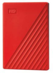 Зовнішній жорсткий диск WD 2.5" USB 3.2 Gen 1 4TB My Passport Red (WDBPKJ0040BRD-WESN)