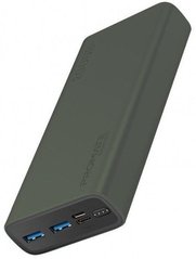 Универсальная мобильная батарея Promate Bolt-20 20000 mAh 10Вт 2xUSB Midnight Green (bolt-20.midnightgreen)