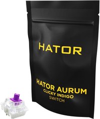 Комплект Hator Aurum Indigo Switch 10шт. (HTS-185)