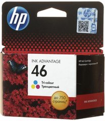 Картридж HP DJ No. 46 Ultra Ink Advantage Color (CZ638AE)