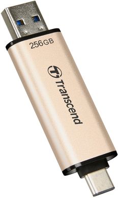 Накопичувач Transcend 256GB USB 3.2+Type-C JetFlash 930 Black (TS256GJF930C)