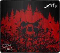 Килимок Xtrfy XTP1 f0rest Large (460 x 400 mm) Black-Red (XTP1-L4-FO-1)