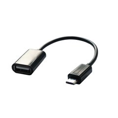 Кабель Grand-X USB A (F) - microUSB OTG Black (GXOTG2)
