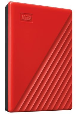 Зовнішній жорсткий диск WD 2.5" USB 3.2 Gen 1 4TB My Passport Red (WDBPKJ0040BRD-WESN)