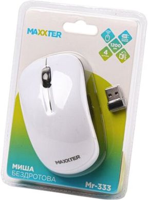 Миша Maxxter Mr-333-W White