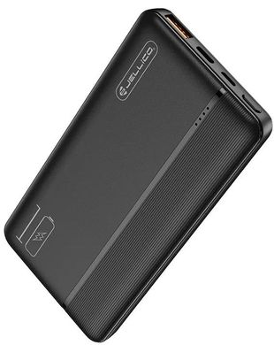 Універсальна мобільна батарея Jellico P15 (QC+PD) Li-Pol 10000mAh Black