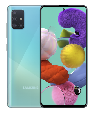 Смартфон Samsung Galaxy A51 4/64 Blue (SM-A515FZBUSEK)