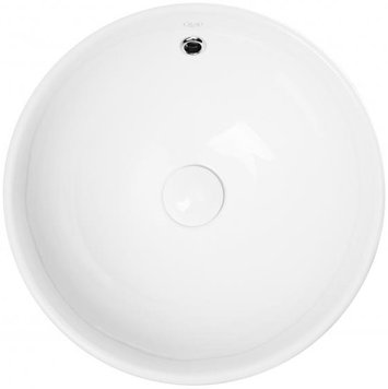 Раковина-чаша Qtap Robin 383х383х175 White с донным клапаном QT1311L408W