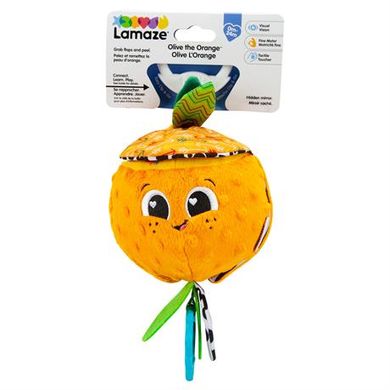 М'яка іграшка-підвіска Lamaze Апельсинка з прорізувачем (L27384)