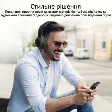 Навушники Promate LaBoca Bluetooth 5.0 MidNight Green (laboca.midnightgreen)
