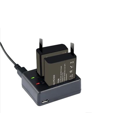 Подвійний зарядний пристрій AIRON для акумуляторів екшн-камер