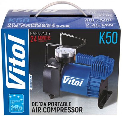 Автомобильный компрессор Vitol K-50