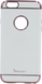 Чохол iPaky Leather TPU+Chrome iPhone 6 White