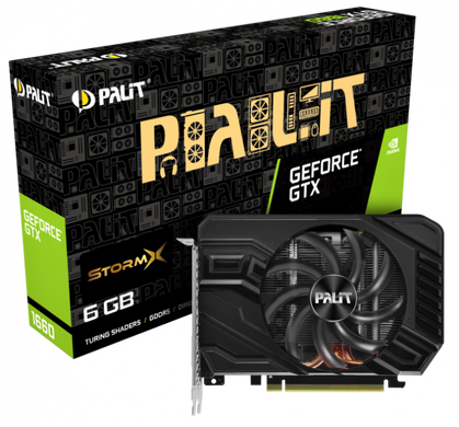 Видеокарта Palit Nvidia GeForce GTX 1660 StormX 6GB GDDR5 (NE51660018J9-165F)