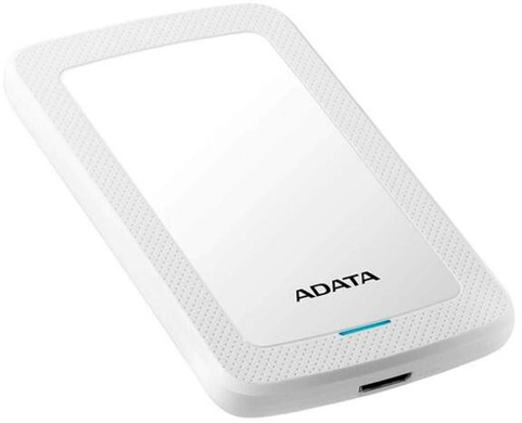 Зовнішній жорсткий диск 1Tb Adata DashDrive HV300, White, 2.5"", USB 3.2 (AHV300-1TU31-CWH)