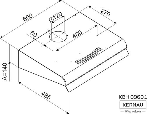 Вытяжка Kernau KBH 0960.1 S