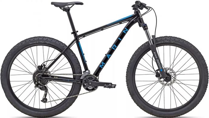 Велосипед 27,5" Marin Eldrige grade 1 рама - M 2022 черный с синим (SKD-04-38)