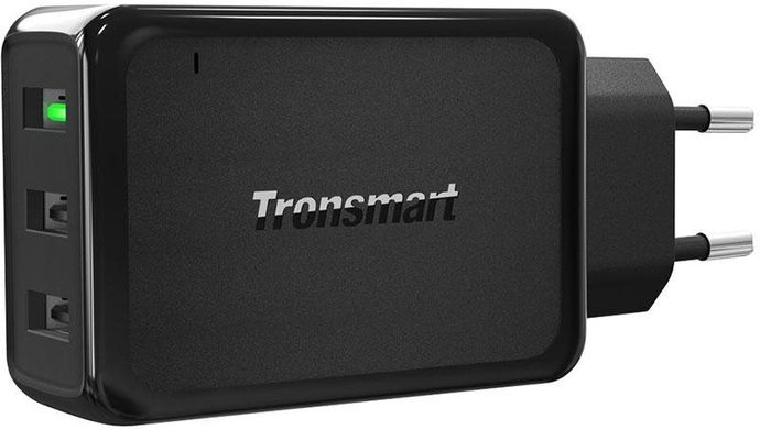 Зарядний пристрій Tronsmart W3PTA 42W Quick Charge 3.0 USB Wall Charger Black