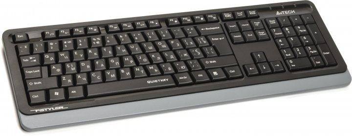 Комплект (клавіатура, миша) бездротовий A4Tech Fstyler FGS1035Q Grey