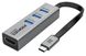 USB Хаб Promate Mediahub-c3 Grey (mediahub-c3.grey)