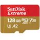 Карта пам'яті SanDisk microSD 128GB C10 UHS-I U3 Extreme V30 + SD (SDSQXAA-128G-GN6MA)