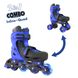 Роликові ковзани Neon Combo Skates синій розмір 30-33